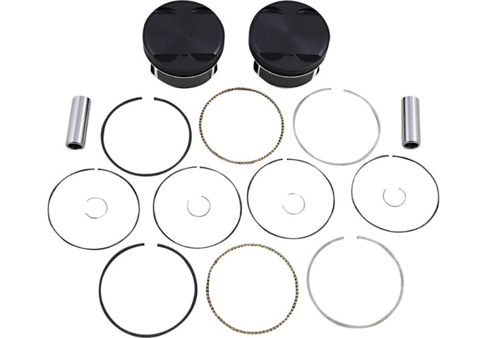 Wiseco K2803 Black Edition Piston Kit (114in.) - 4.016in. Bore, 11.0:1 Compression
