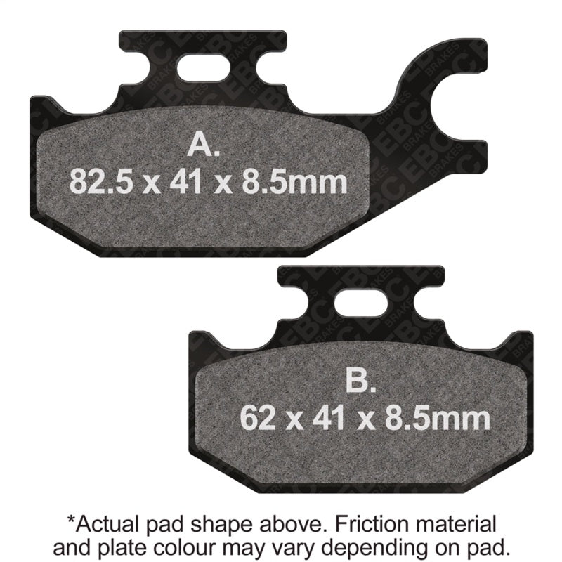 Load image into Gallery viewer, Ebc Powersports FA413R EBC R Sintered Brake Pads
