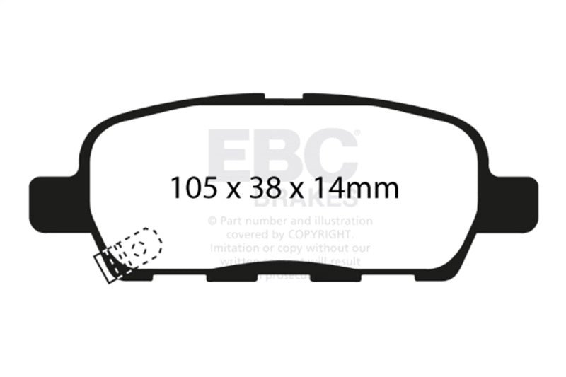 Load image into Gallery viewer, Ebc DP31666C EBC Redstuff Brake Pad Sets
