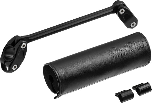 Zeta ZE47-9610 Scrambler Handlebar Pad and Brace Set - 165mm. - Black
