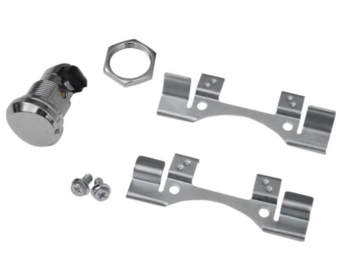 Drag Specialties 0703-0631 Push-Button Fuel Door Latch - Chrome