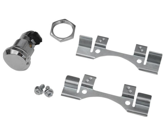 Drag Specialties 0703-0631 Push-Button Fuel Door Latch - Chrome
