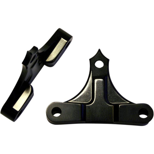 Accutronix TFS49-NF7/16B .4375in. Hot Legs/Bagger Legs Spacer for 6 3/8in. Wide Fender - Black