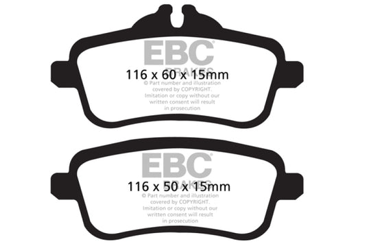 Ebc DP62137 EBC Greenstuff Brake Pad Sets