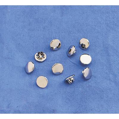Drag Specialties DS-190998 Chrome Steel End Plugs for Allen-Head Bolt (10pk) - 1/4in.