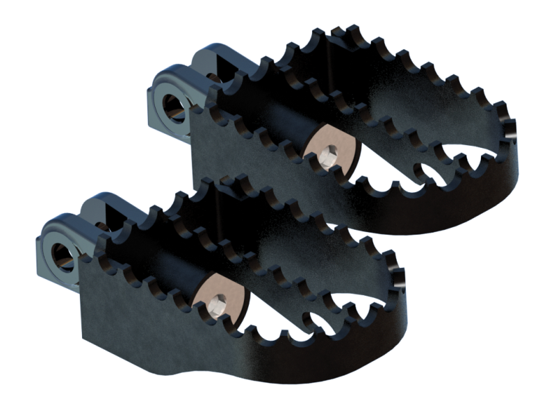 Load image into Gallery viewer, Burly Brand B13-1200B BUR Footpegs
