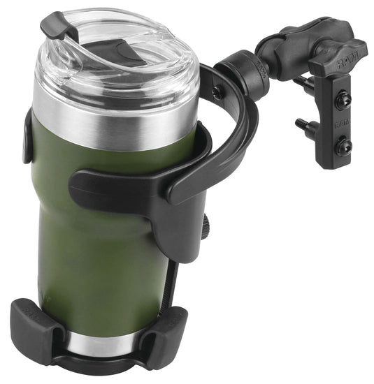 Ram Mounts RAM-B-174A-417U Level Cup U-Bolt/Perch Mount XL Cup Holder Kit