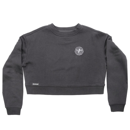 Fasthouse Renown Crew Womens Neck Crop Pullover (XX-Large, Black)