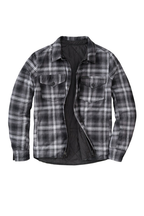 Black/Plaid Gray