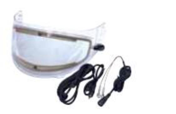 G-Max Double Lens Electric Shield for GM67S Helmet - Clear