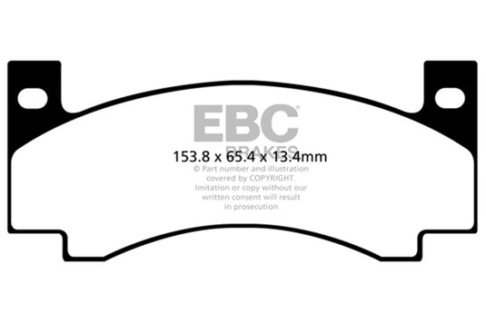 Ebc DP21176 EBC Greenstuff Brake Pad Sets