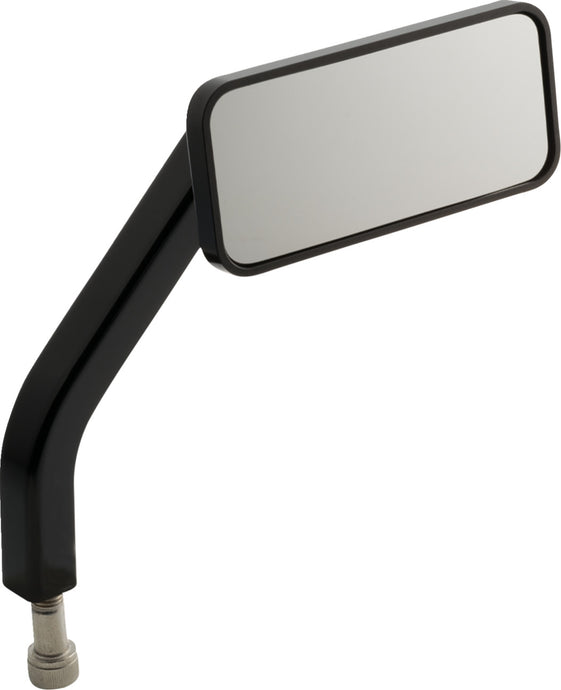Joker Machine 03-055-1R No. 1 Rectangle Mirror - 4.3875in.x1.5in.x4.5in. - Black - Right
