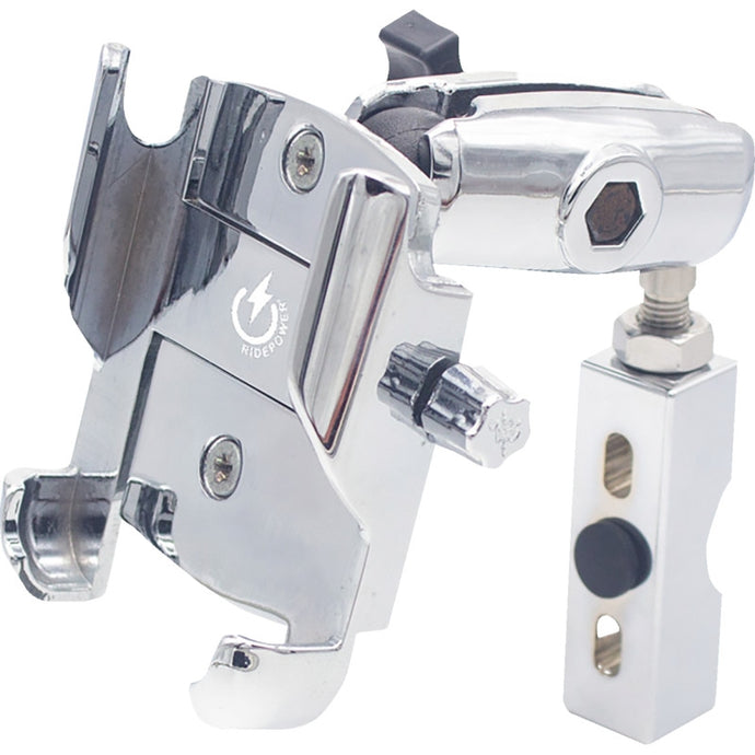 Ridepower RPMTLMOUNTLGCR Metal Phone Mount