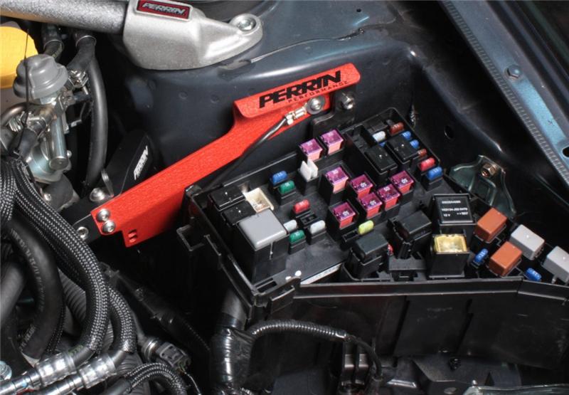 Load image into Gallery viewer, Perrin Performance PSP-BRK-401RD PA Master Cyl Support Bracket
