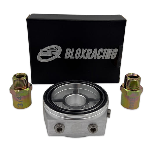 Blox Racing BXGA-00105-SI BX Oil Filter Block