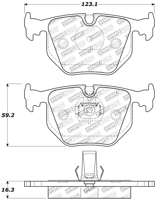 Stoptech 309.06830 ST Sport Brake Pads