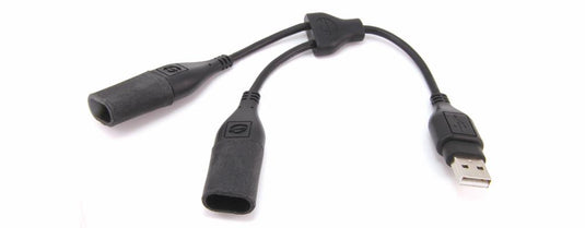 Tecmate O-110 Optimate USB Y-Splitter with Waterproof Connection System