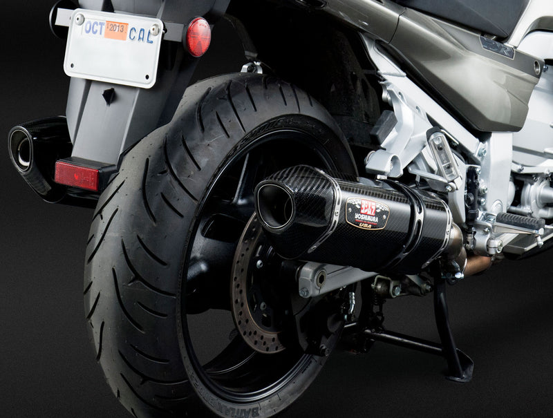 Load image into Gallery viewer, Yoshimura 13150E0220 R-77 Signature Series Dual Slip-Ons - Carbon Fiber Mufflers
