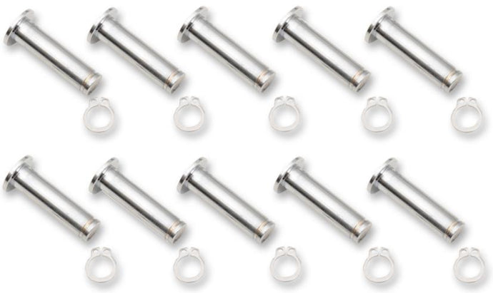 Drag Specialties 0617-0199 Pivot Pin/Clip Kit - Brake Side - Chrome