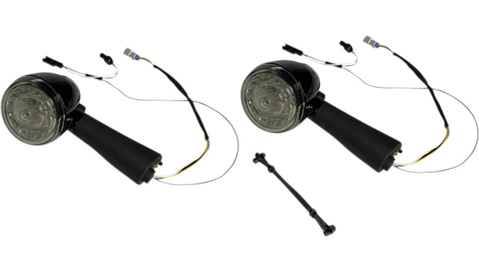 Custom Dynamics PB-SCOUT-RR-BS Probeam Rear LED Turn Signal for Indian - Black Finish/Smoke Lens