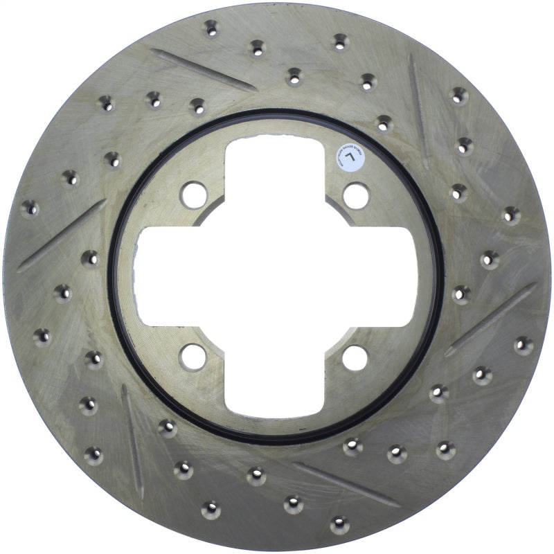 Load image into Gallery viewer, Stoptech 127.42005L ST Slot &amp; Drill Brake Rotors
