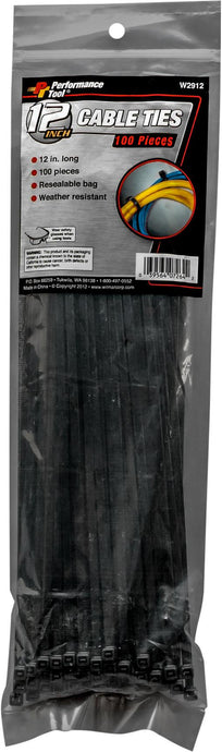 Performance Tools W2912 Cable Ties - 12in.