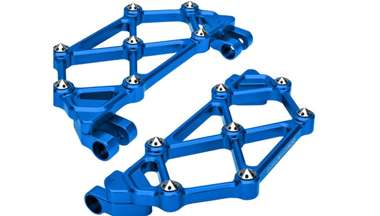 Arlen Ness 410-047 Mini Diamond Floorboard - Blue