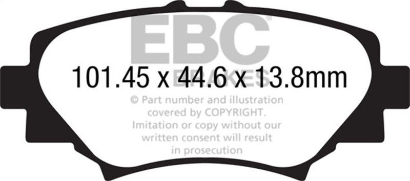 Load image into Gallery viewer, Ebc DP22186 EBC Greenstuff Brake Pad Sets
