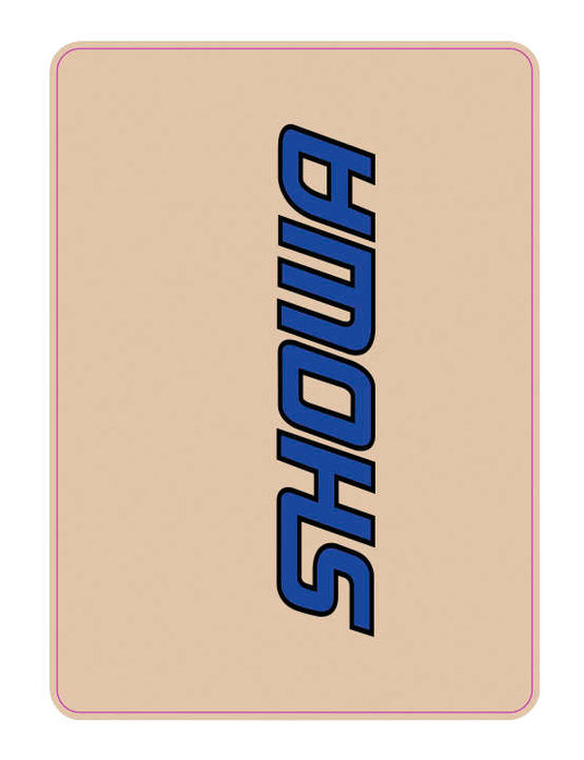 Dcor 40-80-114 Upper Forks Decal - Showa - Blue