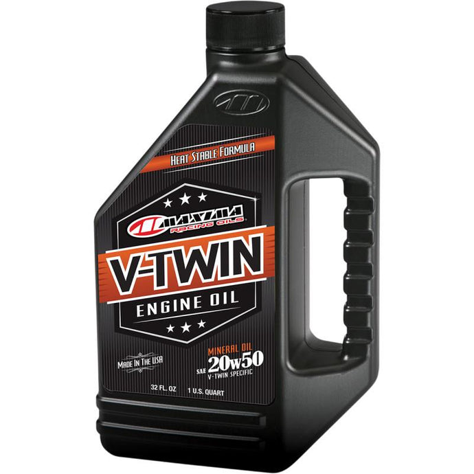 Maxima Racing Oil 30-06901 V-Twin Engine Oil - 20W50 - 1qt.