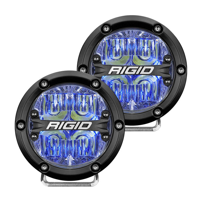 Rigid Industries 36119 360-Series Drive Lights - 4in. - Blue