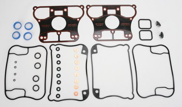 James Gasket 17030-91-X Rocker Box Gasket Kit - Rubber with Metal Base
