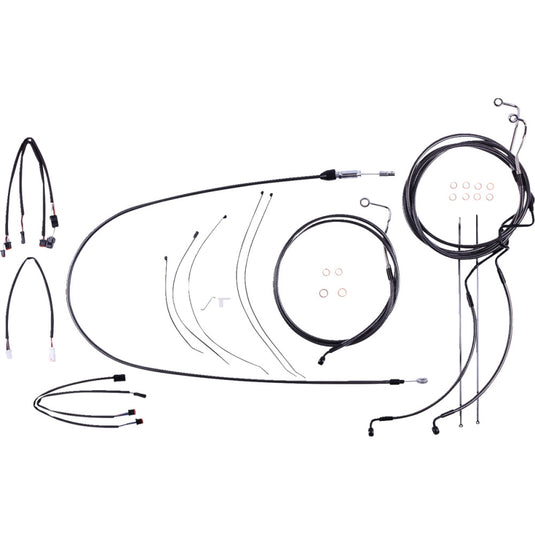 Magnum 4871201 Black Pearl Handlebar Installation Kit for 12in-14in. Ape