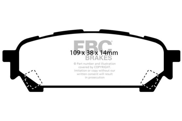 Ebc DP31687C EBC Redstuff Brake Pad Sets