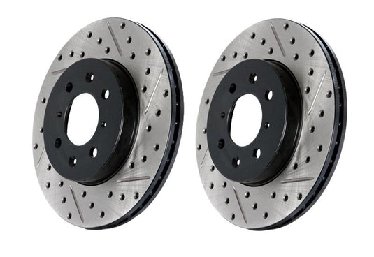 Stoptech 127.47023L ST Slot & Drill Brake Rotors