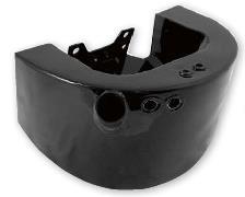 Drag Specialties 0710-0161 Oil Tank - Side Fill - Black