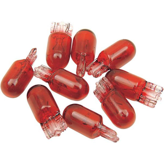 Drag Specialties 2060-0122 Marker Light Wedge Bulbs - Red