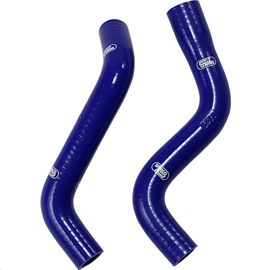 Moose Racing YAM-67-BL Race Fit Radiator Hose Kit without Clamps - 3 - Blue