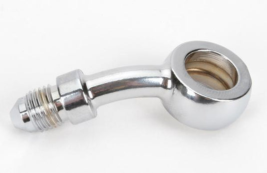 Drag Specialties DS098153 7/16in. Banjo x AN-3 Male 35deg. Brake Fitting