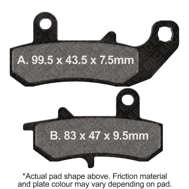 Load image into Gallery viewer, Ebc Powersports FA157R EBC R Sintered Brake Pads
