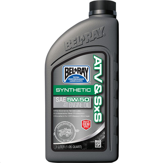 Bel-Ray 302664150160 ATV and SXS Synthetic 4T Engine Oil - 5W50