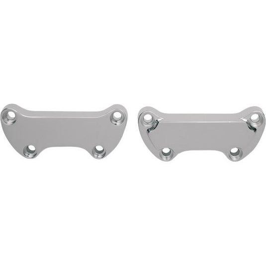 Drag Specialties 0603-0002 Handlebar Clamp - Chrome - Scalloped