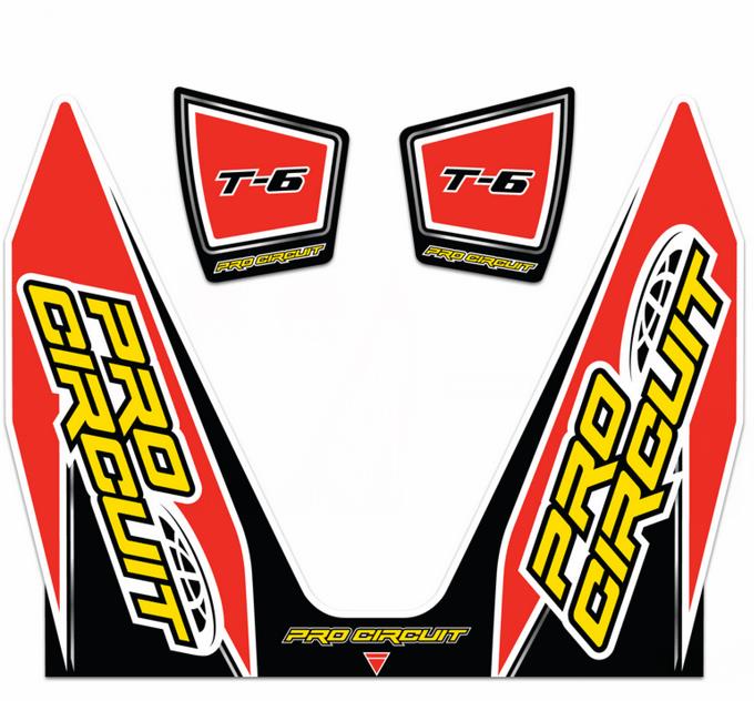 Pro Circuit DC14T6 T-6 Exhaust Decal
