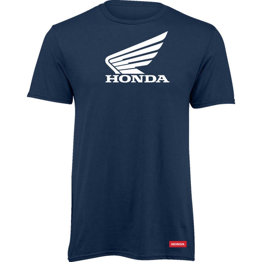 Honda Collection Honda Wing T-Shirt (Small, Navy/White)