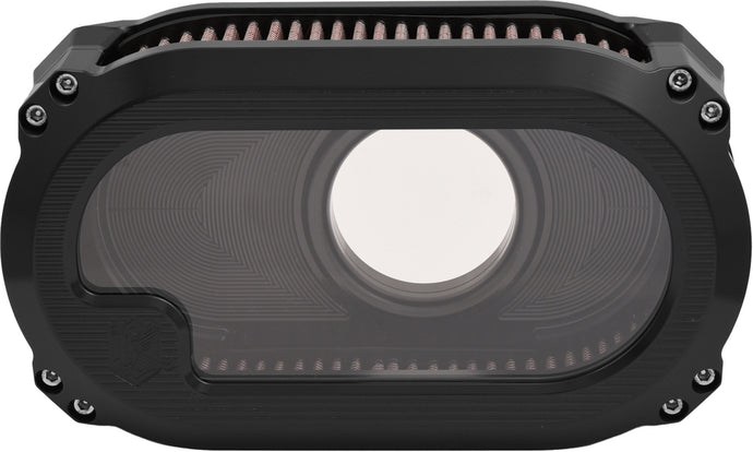 Kens Factory NXT-03B Next Level Air Filter with Glass - Black/Black