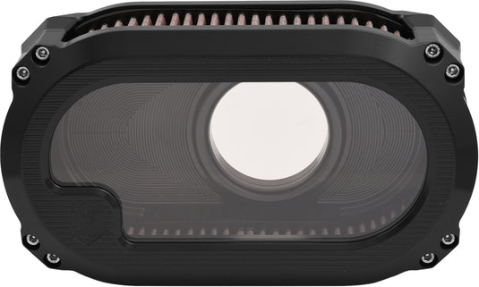Kens Factory NXT-03B Next Level Air Filter with Glass - Black/Black