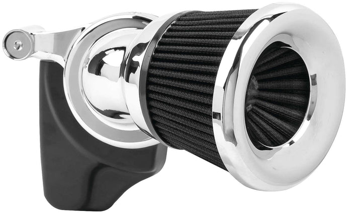 Arlen Ness 81-201 Velocity 65 Degree Air Cleaner Kit - Chrome