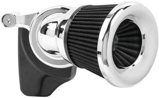 Arlen Ness 81-201 Velocity 65 Degree Air Cleaner Kit - Chrome