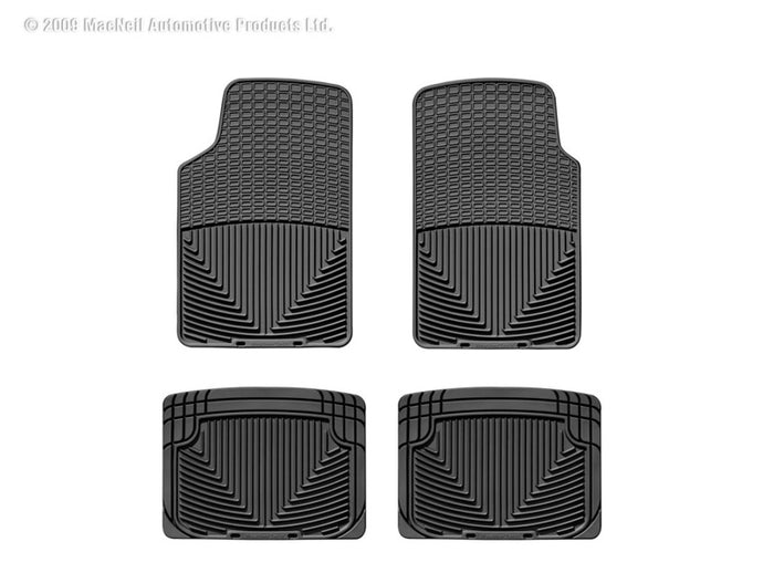 Weathertech W3-W20 WT Rubber Mats - Rear - Blk