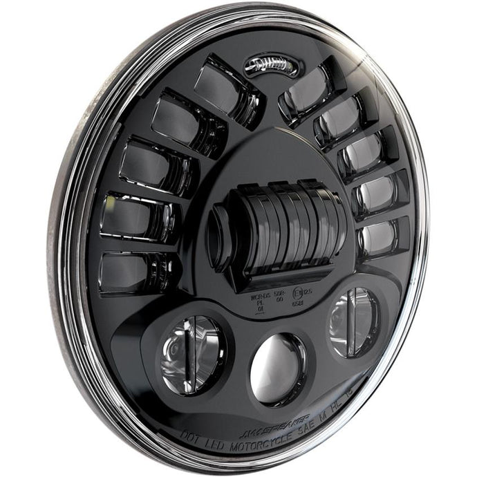 J.W. Speaker 0555011 7in. 8790 LED Adaptive 2 Headlight without Mounting Ring - Black